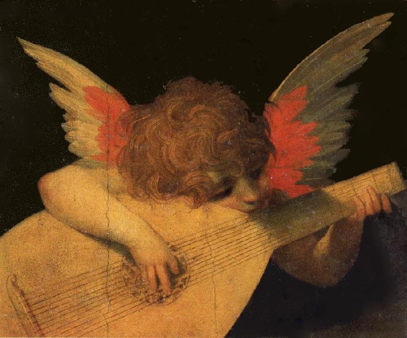 Rosso Fiorentino Angel Musician Sweden oil painting art